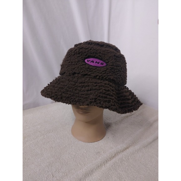 Vans Accessories - Vans Bucket Hat, Vans Curren X‎ Knost, Size S/M, Brown Purple Logo Unisex